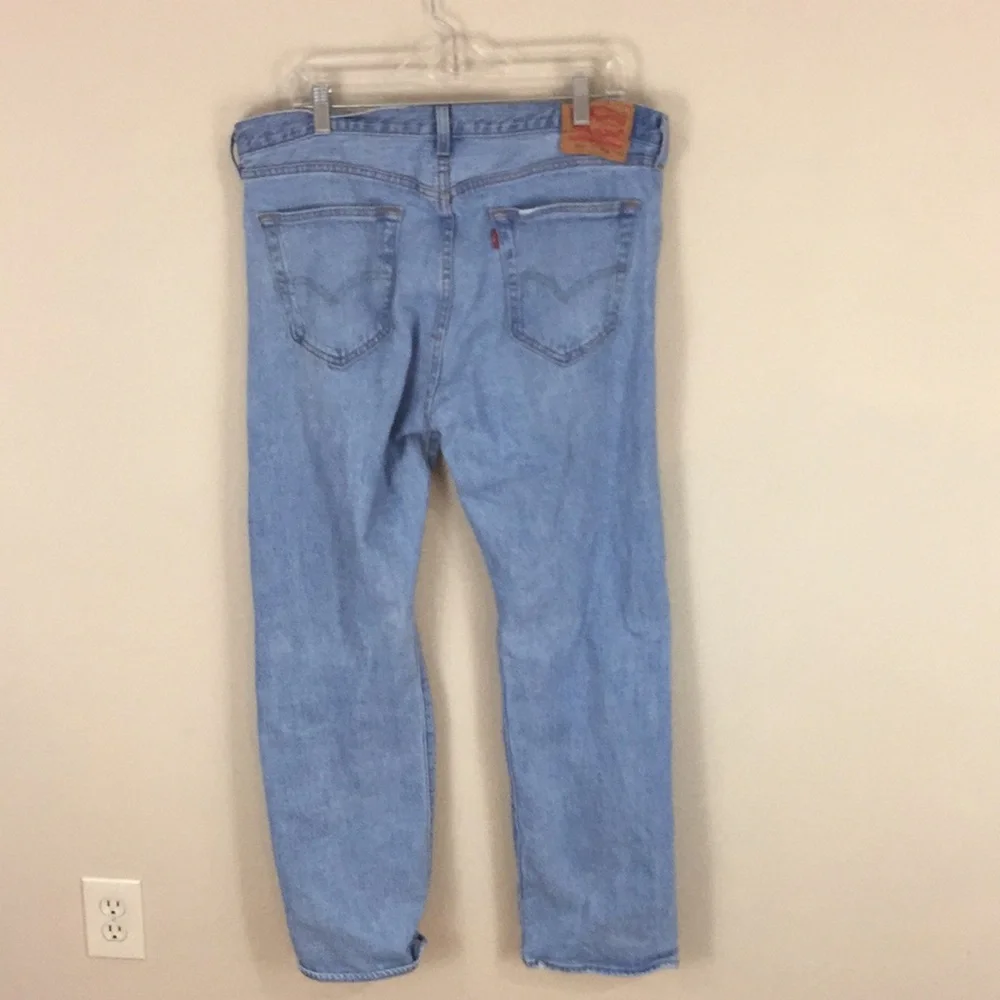 Levi’s 501 Button Fly Red Tab Straight Leg Jeans Broken In just right 36x30